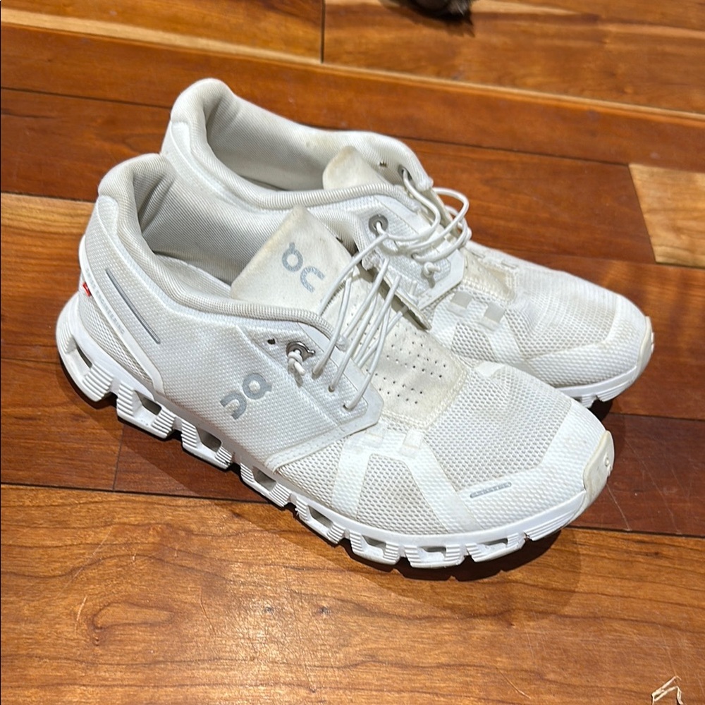 On Running White Athletic Shoes